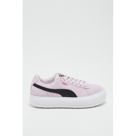 Sneakers plateformes en cuir Suede Mayu Ibn - Rose - 02 - 33720127