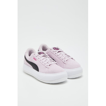 Sneakers plateformes en cuir Suede Mayu Ibn - Rose - 02 - 33720127