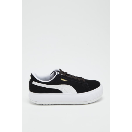 Sneakers en nubuck Suede Mayu - Noir et blanc - 02 - 33720180