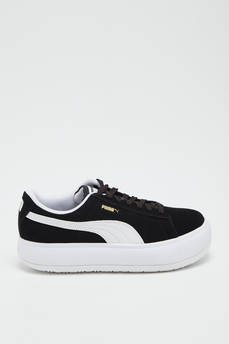 Sneakers en nubuck Suede Mayu - Noir et blanc - 02 - 33720180