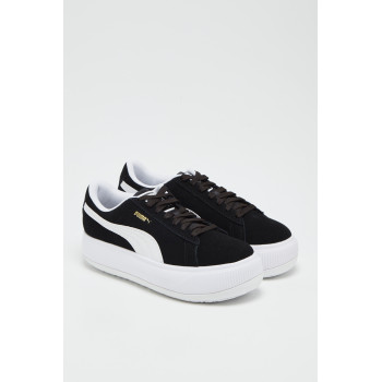 Sneakers en nubuck Suede Mayu - Noir et blanc - 02 - 33720180