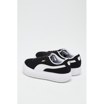 Sneakers en nubuck Suede Mayu - Noir et blanc - 02 - 33720180