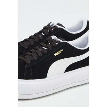 Sneakers en nubuck Suede Mayu - Noir et blanc - 02 - 33720180