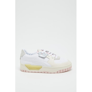 Sneakers plateformes en cuir Cali Dream - Rose et blanc - 02 - 33720181