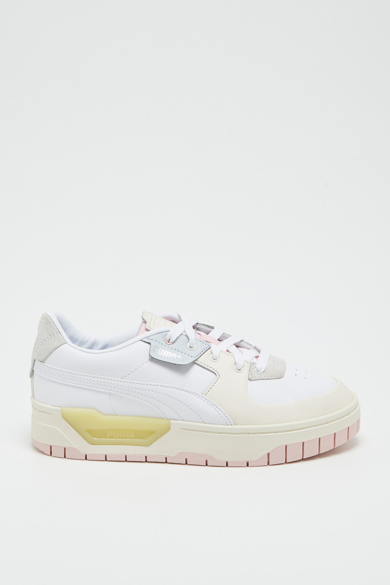 Sneakers plateformes en cuir Cali Dream - Rose et blanc - 02 - 33720181