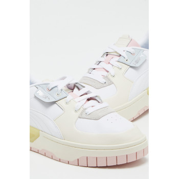 Sneakers plateformes en cuir Cali Dream - Rose et blanc - 02 - 33720181