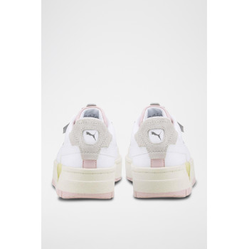 Sneakers plateformes en cuir Cali Dream - Rose et blanc - 02 - 33720181