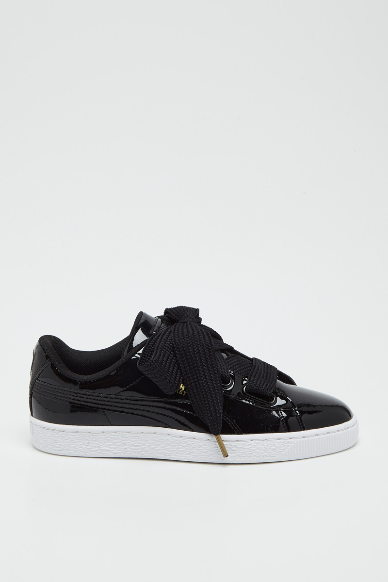 Sneakers en cuir Heart Patent - Noir - 02 - 33720182