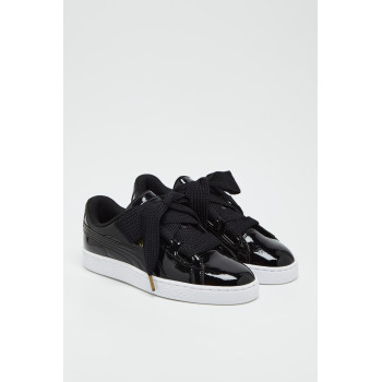 Sneakers en cuir Heart Patent - Noir - 02 - 33720182