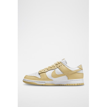 Dunk Low Retro en cuir - Blanc et beige - 02 - 33586873