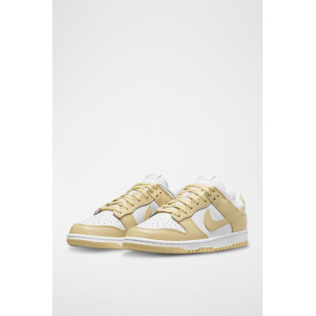 Dunk Low Retro en cuir - Blanc et beige - 02 - 33586873