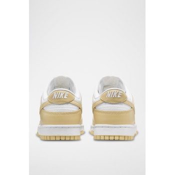 Dunk Low Retro en cuir - Blanc et beige - 02 - 33586873