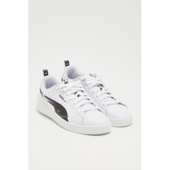 Sneakers plateformes en cuir Suede Bloc Brsh - Blanc - 02 - 33720149