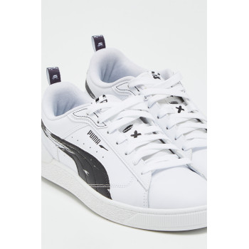 Sneakers plateformes en cuir Suede Bloc Brsh - Blanc - 02 - 33720149