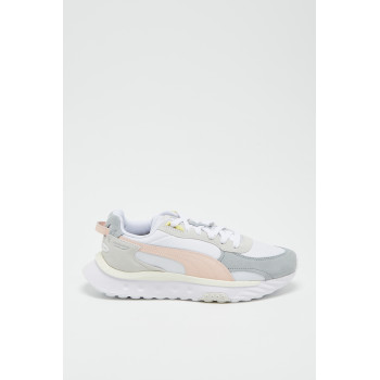 Sneakers Wild Rider Rollin - Blanc et rose - 02 - 33720170