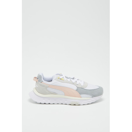 Sneakers Wild Rider Rollin - Blanc et rose - 02 - 33720170