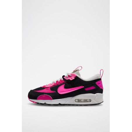 Nike Air Max 90 Futura en nubuck - Noir et fuchsia - 02 - 33586929