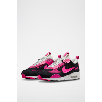 Nike Air Max 90 Futura en nubuck - Noir et fuchsia - 02 - 33586929