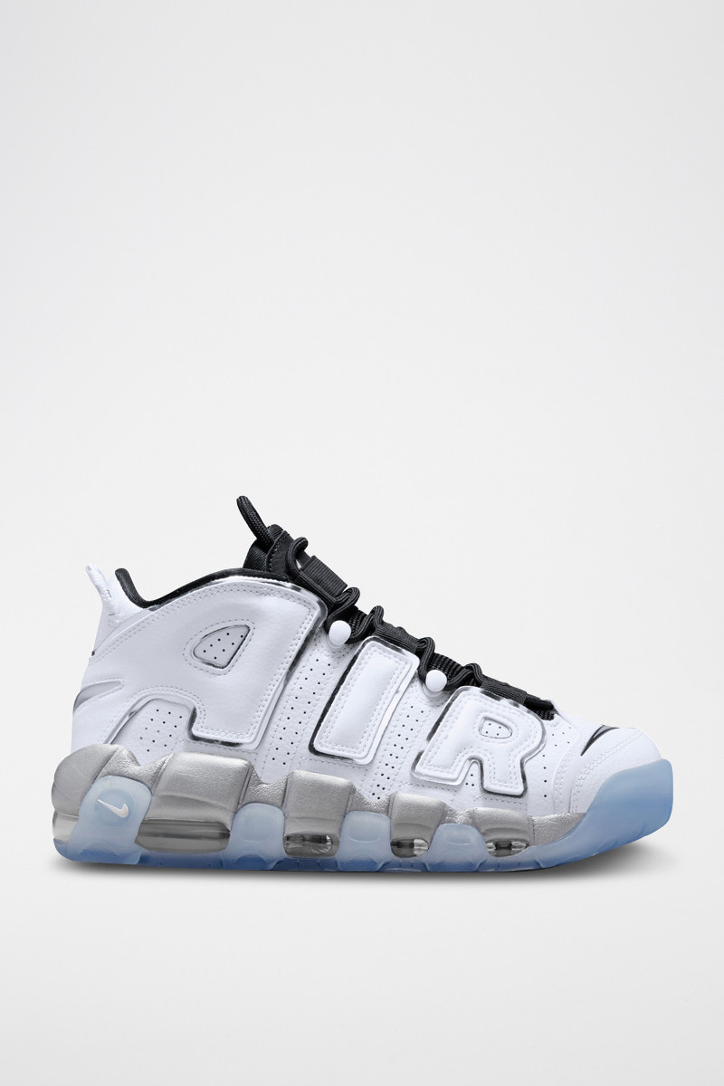 Nike Air More Uptempo SE en cuir - Blanc et noir - 02 - 33587136