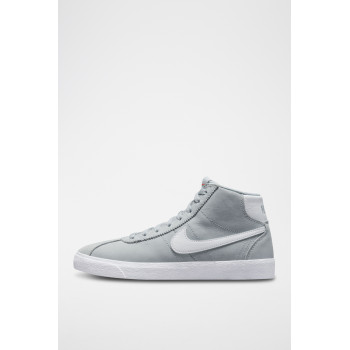 Nike SB Bruin High ISO en cuir - Gris clair - 02 - 33587208