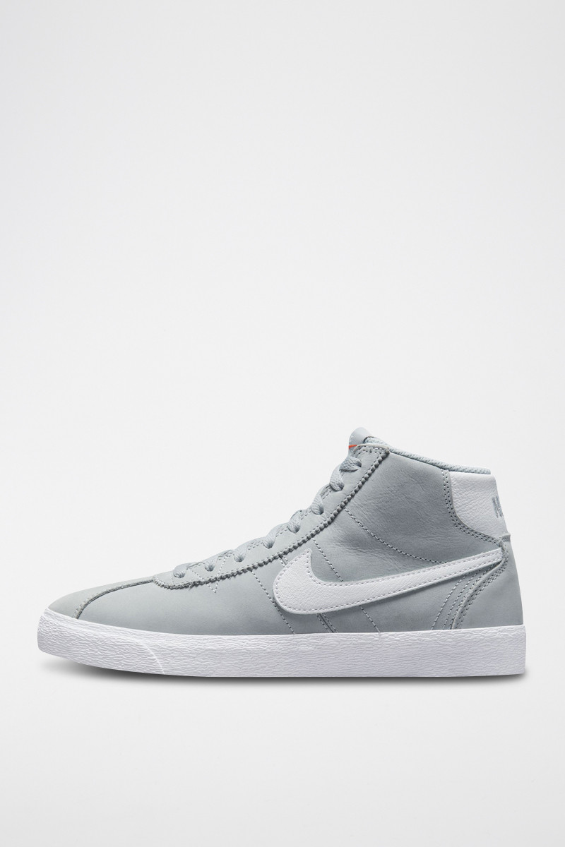 Nike SB Bruin High ISO en cuir - Gris clair - 02 - 33587208