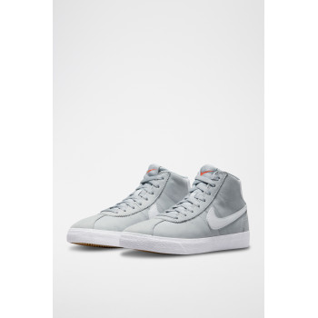 Nike SB Bruin High ISO en cuir - Gris clair - 02 - 33587208