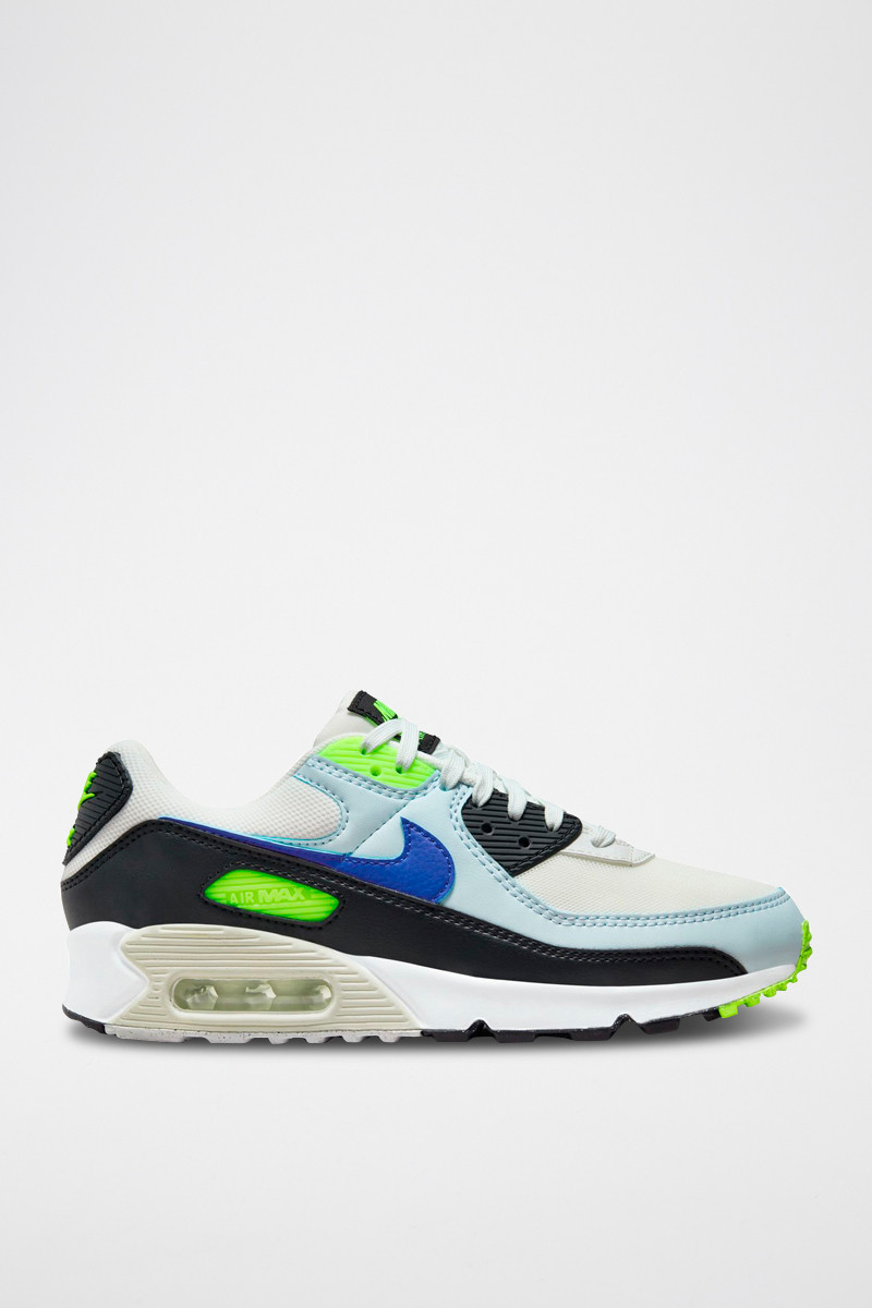 Nike Air Max 90 - Blanc et bleu clair - 02 - 33587303