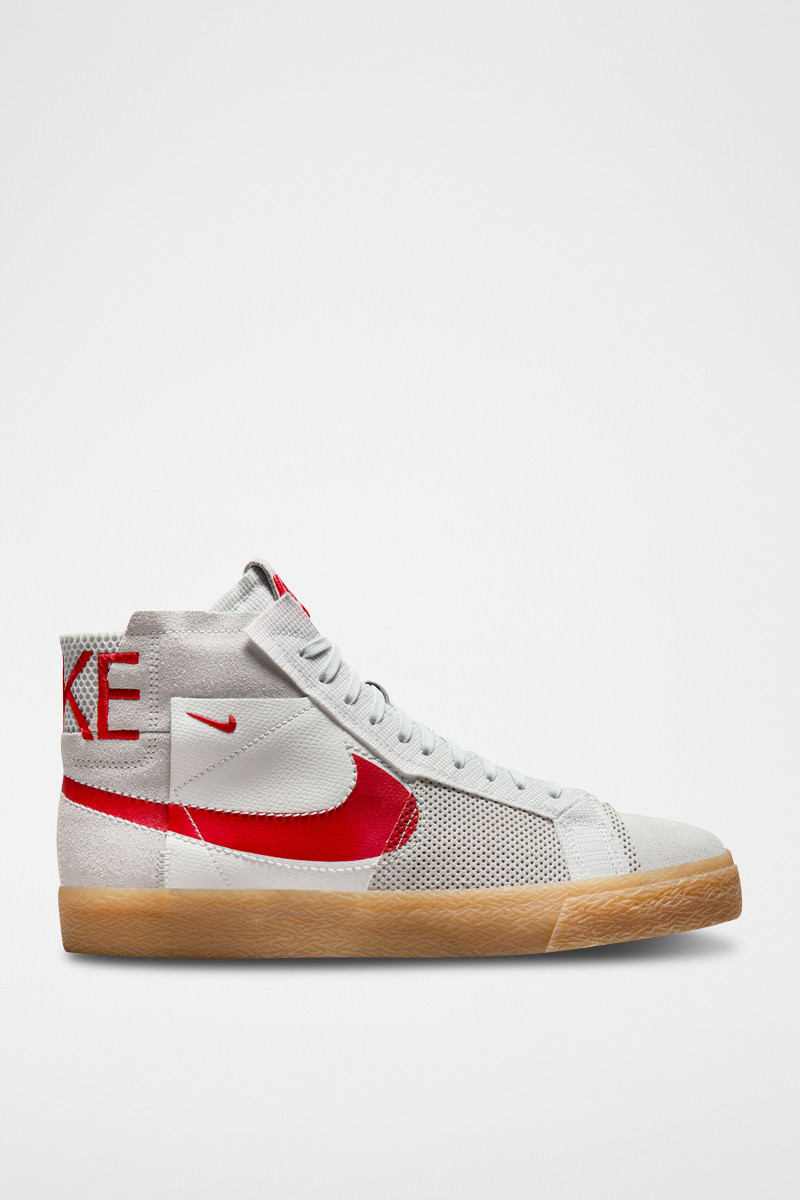 Nike SB Zoom Blazer Mid Premium en nubuck - Blanc - 02 - 33587113