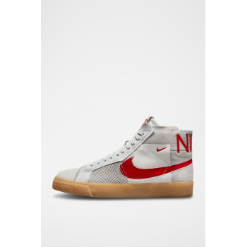 Nike SB Zoom Blazer Mid Premium en nubuck - Blanc - 02 - 33587113