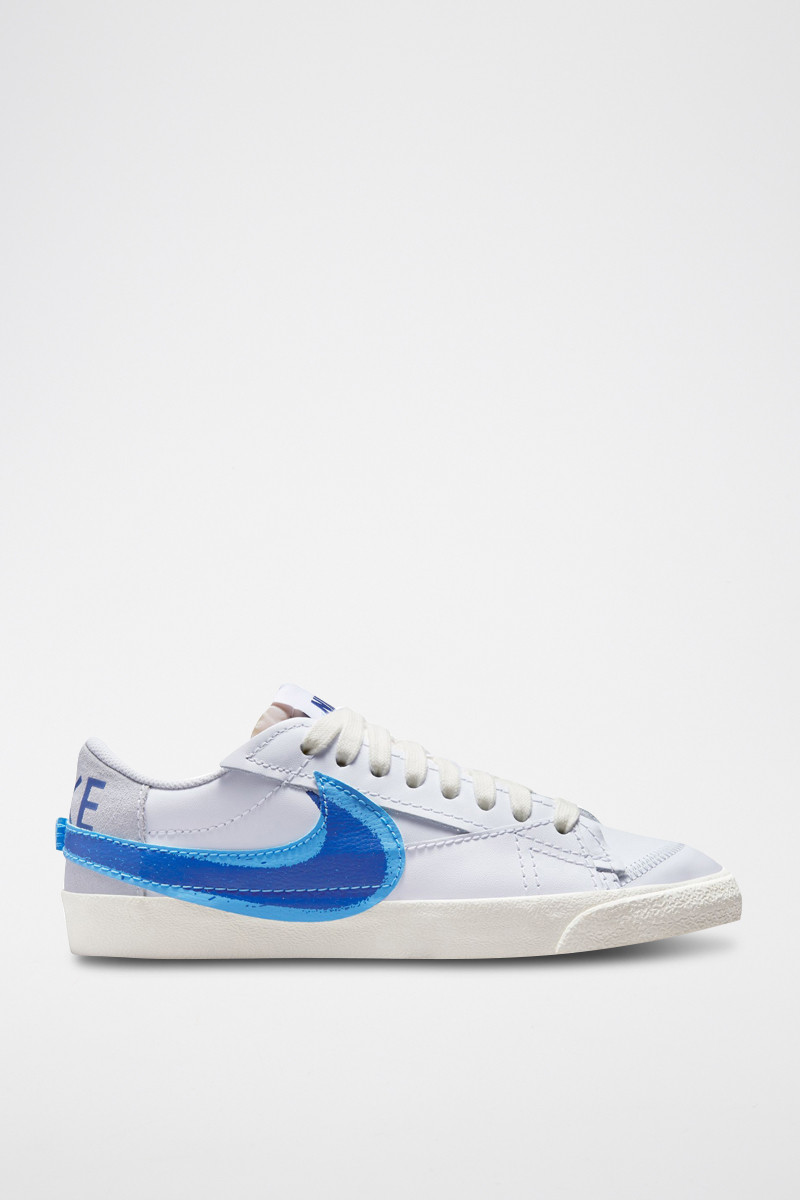 Nike Blazer Low  77 Jumbo en cuir - Blanc - 02 - 33587127