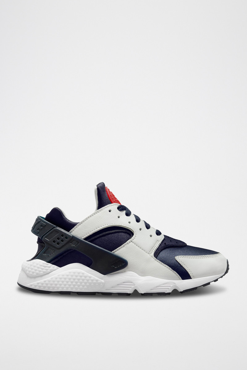 Nike Air Huarache en cuir - Bleu marine - 02 - 33587177