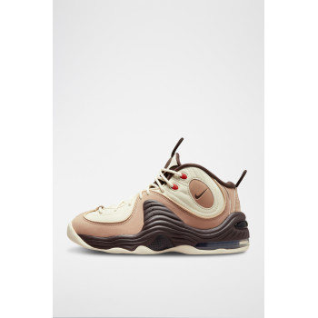 Nike Air Penny 2 en cuir Penny Hardaway - Blanc et vieux rose - 02 - 33587236