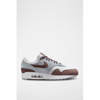 Nike Air Max 1 Premium en cuir - Blanc et marron - 02 - 33587239