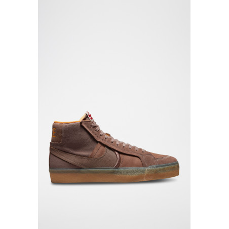 SB Zoom Blazer Mid Premium Plus en cuir - Marron - 02 - 33587148