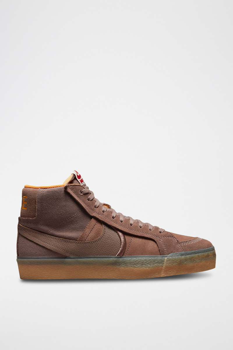 SB Zoom Blazer Mid Premium Plus en cuir - Marron - 02 - 33587148