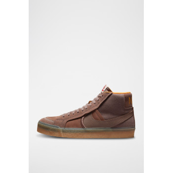 SB Zoom Blazer Mid Premium Plus en cuir - Marron - 02 - 33587148