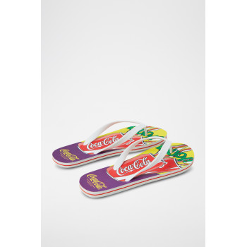 Tongs Coca-Cola - Violet et rouge - 02 - 33476618