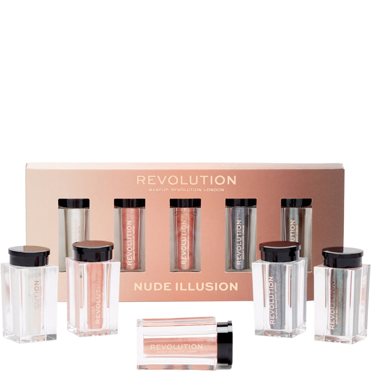 Kit de 5 pigments scintillants - Yeux - Nude Illusion - 03 - 26771730