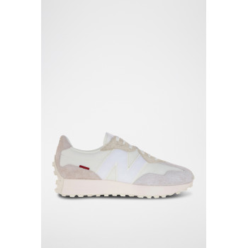 Sneakers en nubuck 327 - Blanc - 02 - 33571593