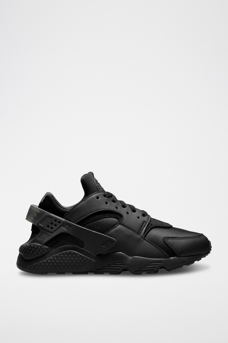 Air Huarache en cuir - Noir - 02 - 33586910