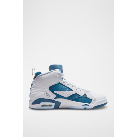 Jordan MVP en cuir - Blanc et bleu - 02 - 33600786