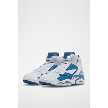 Jordan MVP en cuir - Blanc et bleu - 02 - 33600786