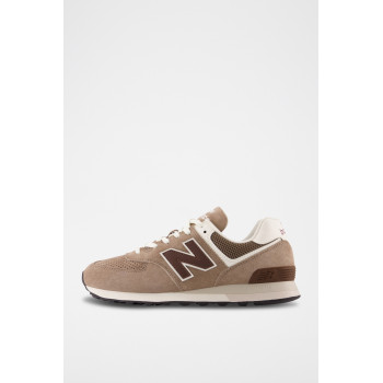 Sneakers en nubuck 574 - Taupe - 02 - 33571588