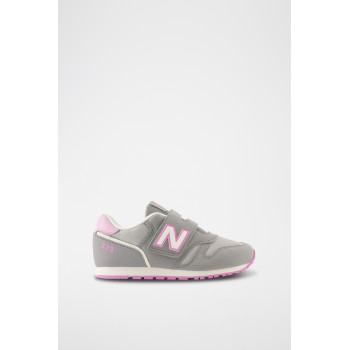 Sneakers 373 - Gris et rose - 02 - 33571681