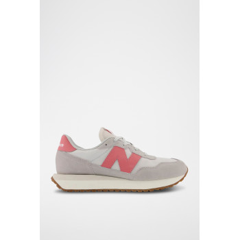 Sneakers 237 - Gris et rose - 02 - 33571698