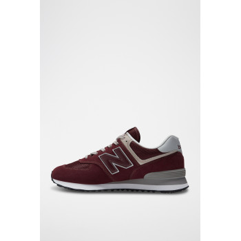 Sneakers en nubuck 574 - Bordeaux - 02 - 33571728