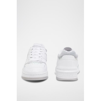 Baskets en cuir Lineshot - Blanc et gris - 02 - 33715271