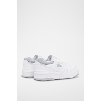 Baskets en cuir Lineshot - Blanc et gris - 02 - 33715271