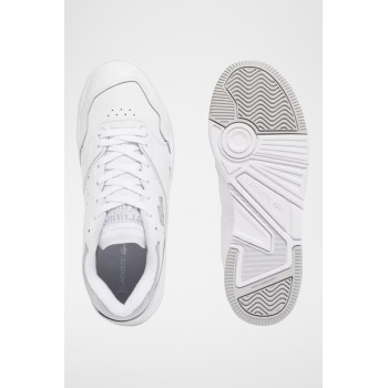 Baskets en cuir Lineshot - Blanc et gris - 02 - 33715271