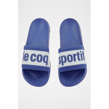 Claquettes Wording - Bleu cobalt et blanc - 02 - 33715119